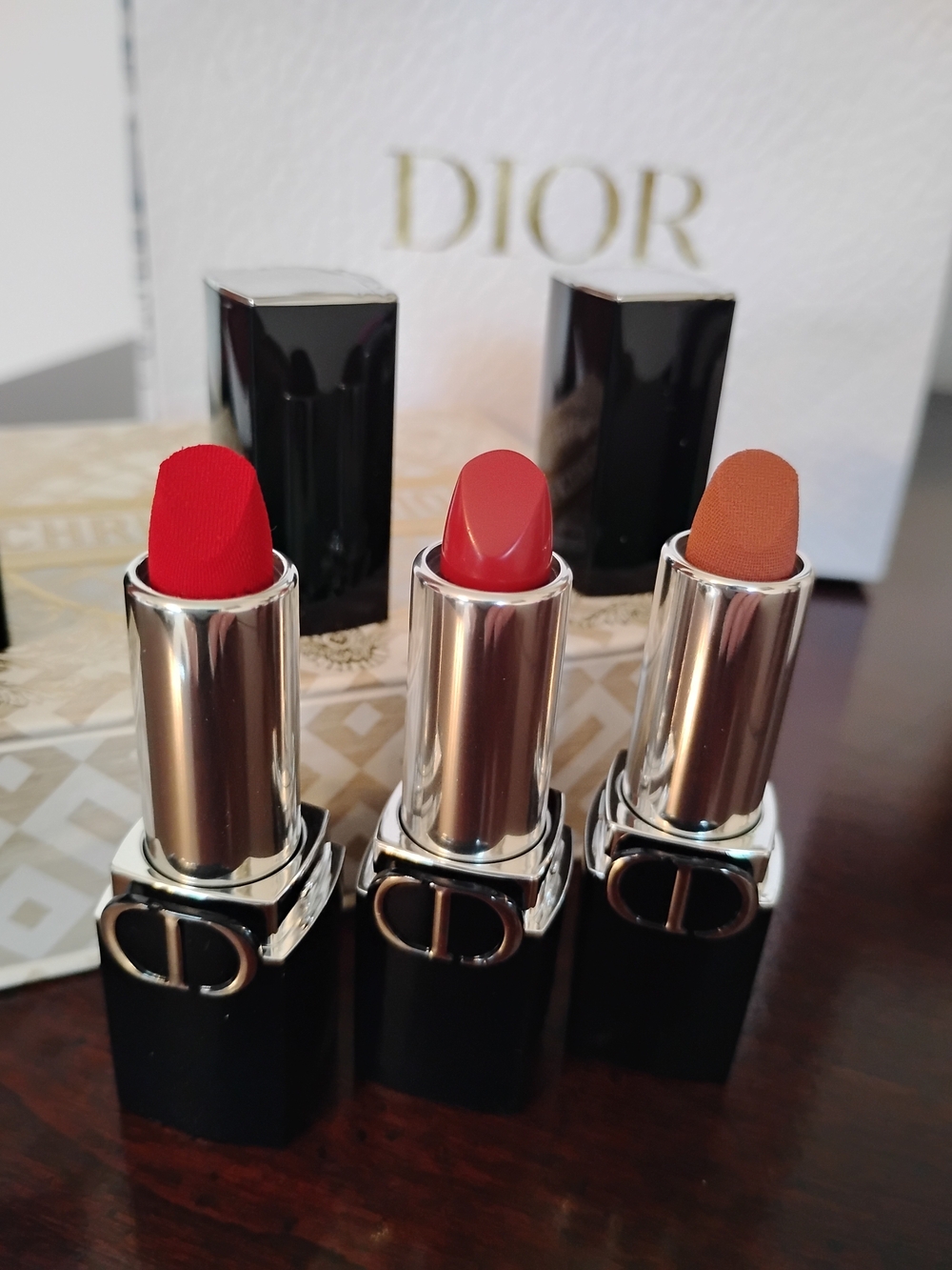 💋 Christian Dior Mini Lipstick Set With Original Packaging 💋 - Picture 3 of 4